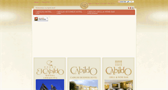 Desktop Screenshot of cabildohotel.com